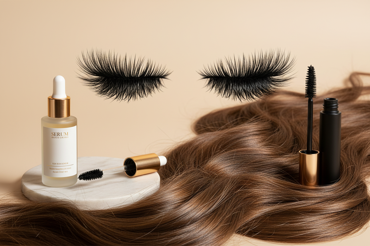 belleza pestañas cabello